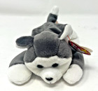 Ty Beanie Baby - Nanook The Husky Dog 7 5  New Plush Stuffed Animal Toy