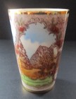 Early 20th Century Souvenir Multi Three Scene Image Tumbler Ogden Utah