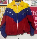 Vintage Venezuela Flag Lightweight Full Zip-up Windbreaker Jacket Possible Small