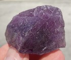 79g Gem Banded Etched Fluorite Crystal Mineral Specimen Zoned Estate Find China
