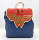 Loungefly Dc Comics Wonder Woman Mini Backpack purse tote   Wallet Nwt