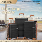 3 Piece Luggage Set With Tsa Lock Hardshell Abs pc Suitcase Set 5-year Warranty