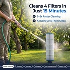 Cyclone Pool Filter Cleaner     Original Spinning Pool Cartridge Filter Clea