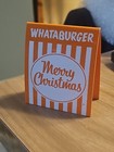 Whataburger Merry Christmas Table Tent Gift For Whataburger Fan