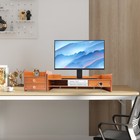 Wooden Desk Organizer With Drawers Office Supplies Computer Desktop Tabletop 
