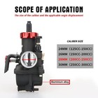 Nibbi Pe 28mm Racing Carburetor For Cr80r Cr85r Wre125 Ke250 Kx80 Drz250 Rm80