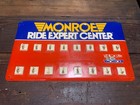 Vintage Monroe Shocks Struts Expert Metal Embossed Key Holder Sign Advertising  