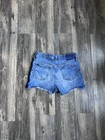 Gap Girlfriend High Rise Distressed Cut Off Denim Shorts     Size 14 Blue