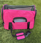 Pet Dog Cat Carrier Travel Tote Bag Comfort Case Soft Sided Mesh Top   Sides Zip