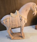 Traditional Chinese Tang Dynasty Horse Statue Terracotta Replica Grandmillennial