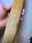 Antique Old Solid Wood Wooden 20 l Rolling Pin Lifetime Of Use Grains Exposed  