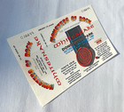 Whitesnake aerosmith 1990 Original Donington Fest  Envelope pair Unused Tickets