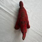 Vintage Applause Dinosaur Plush Stuffed Animal Toy Red Trex 1992