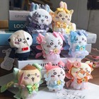 Chiikawa Hachiware Usagi Rakko Cartoon Plush Doll Soft Keychain For Kid Toys