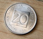 1993 Slovenia 20 Stotinov Long-eared Owl Unc  