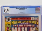 1979 Marvel Super-heroes  79 Cgc 9 4 Comic Book Incredible Hulk Vs Mogol Battle