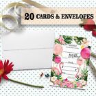 Birthday Party Invitation Cards  Aloha Party Celebration  Flamingo Garden Par   