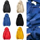 Pullover Hoodie Warm Fleece Sweatshirt Jumper Sweater Jacket Hood Pockets Unisex