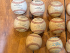 Lot Of  11  Game Used Official Carolina League Baseballs Rawlings Rare Vintage