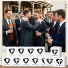 12 Pack Small Groomsmen Proposal Gift Boxes 4 X 4 X 4 Inch Wedding