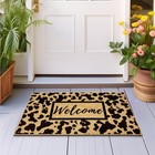 Welcome Doormat 17x30 Outdoor Indoor Non Slip Door Mat Carpet For Entrance Floor
