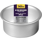 Aluminum Round Cake Pan Professional Anodized Bakeware 4x2 Inch For Tiered