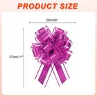 6pcs 8 Inch Large Big Pull Bow Gift Wrapping Ribbon For Presents Hot Pink