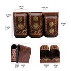 Tourbon Hunting Revolver Three Speed Loader Belt Pouches  44 Magnum Case Gift Us