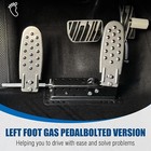 Left Foot Accelerator Pedal For Disabled Drivers  Quick Release  Universal Fit