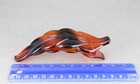 1pcs Curved Flat Hair Clip Leaves 4 5  Long Stamped Textured
