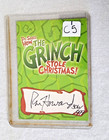 Ron Howard Signed Numbered Director Dr  Seuss Grinch Card Jim Carrey Crew Gift