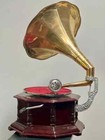 Antique Gramophone  Fully Functional Working Phonograph  Win-up Record Player