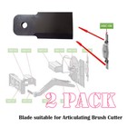 Landhonor Abc-13-125a Blade 2 Pack For Articulating Brush Cutter Mower Cutting