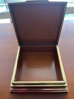 Vintage Brass Lidded Trinket Box - Wood Lined - Thailand