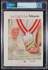 Original 1954 Sports Illustrated First Issue W cards eddie Mathews Cover Psa 7 5