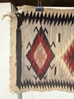Antique 1890 Navajo Transitional Rug Eye-dazzler Handwoven Native American 39x23
