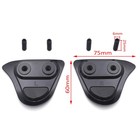 Cnc Mirror Block Off Base Plates Mount For Yamaha Yzf R1 Yzf R6 2017-2022