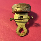 Vintage Pin On Brass Compass Marbles Gladstone Michigan Usa 