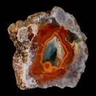 2 2  Polished Cut Agate Geode Crystal Quarts Chalcedony Mineral Specimen