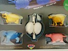 Vintage 5 Egg Animal Changers Transformers 1986 Store Vending Display Box
