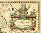 Antique Map-mexico-south America-hondius-1636