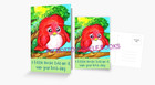 Digital  A Little Birdie Told Me    Birthday Greeting Cards Mbsb-printing Req d