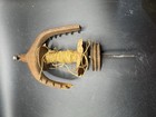 Antique Primitive Wooden Spinning Wheel Flyer Bobbin Spindle Assembly Salvage