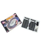 Vintage Road Racing Slot Car Set 2 Lane Battery Operated Race Track Boxed