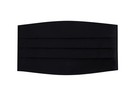 Men s Black Adjustable Satin Cummerbund - 4-pleat Formalwear Accessory