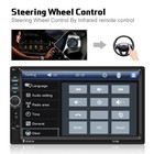 7  Double 2 Din Car Mp5 Player Bluetooth Touch Screen Stereo Radio With Camera