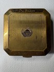 Vintage Compact Du Barry Richard Hudnut Distributor Gold Tone Makeup Art Deco