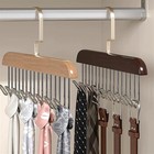 4 Pack Tie Rack Hanger With 8 Metal Hooks  Space Saving Necktie Organizer For Me