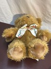 Fao Schwarz Teddy Bear Plush 14    Brown Shaggy Stuffed Animal Toy