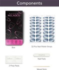 Nail Polish Strips     32pcs Uv Free Salon Quality Wraps  Long Lasting Gel Nail St